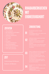Rhabarberkuchen Rezept