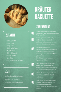 Kräuterbaguette